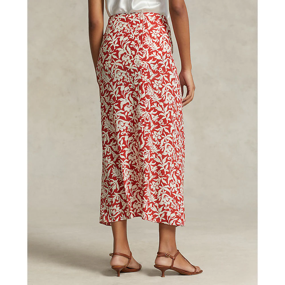 Polo Ralph Lauren - Floral Print Midi Skirt - Image 2