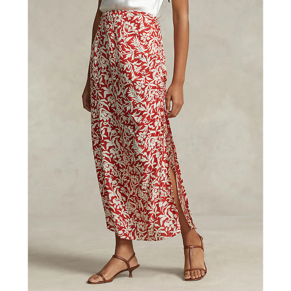 Polo Ralph Lauren - Floral Print Midi Skirt - Image 4