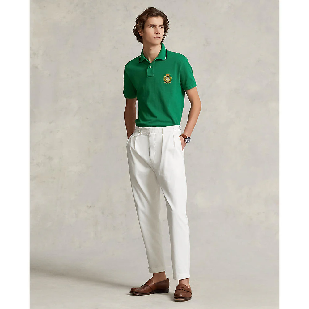 Polo Ralph Lauren - Men's Custom Slim Fit Crest Mesh Polo Shirt - Image 2