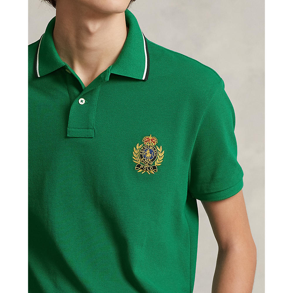 Polo Ralph Lauren - Men's Custom Slim Fit Crest Mesh Polo Shirt - Image 5
