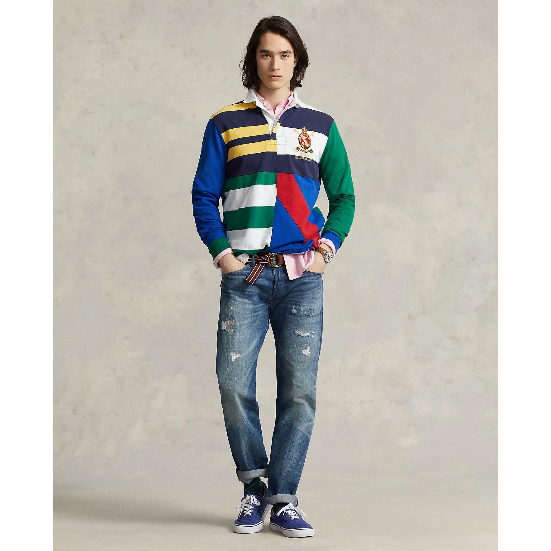 Polo Ralph Lauren - Men's Long Sleeve Rugby - Image 3