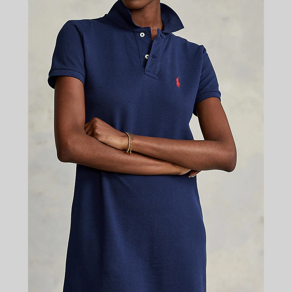 Polo Ralph Lauren - Cotton Mesh Polo Dress - Image 3