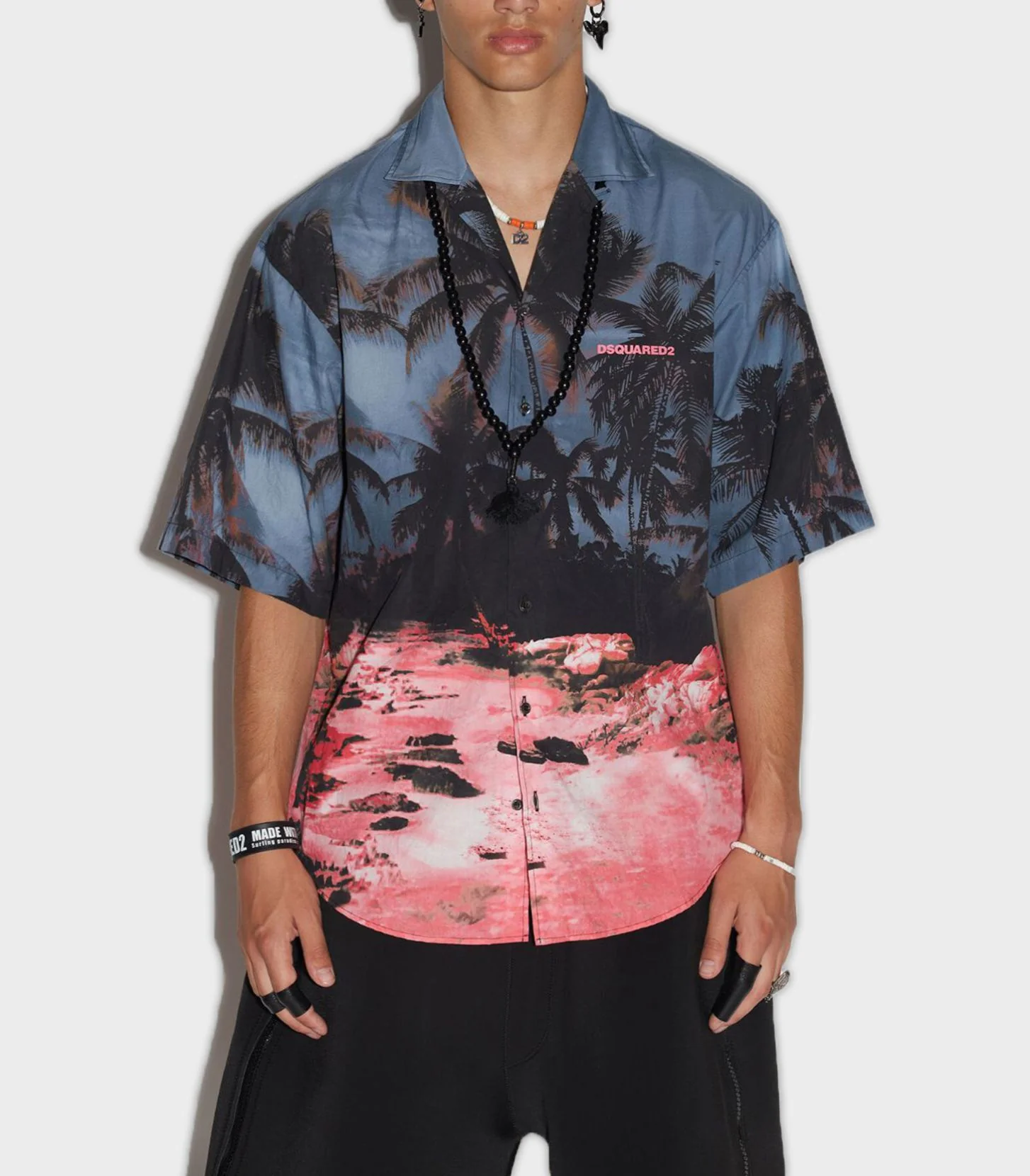 Dsquared2 - Men's Sunrise Bowling Shirt - Image 6