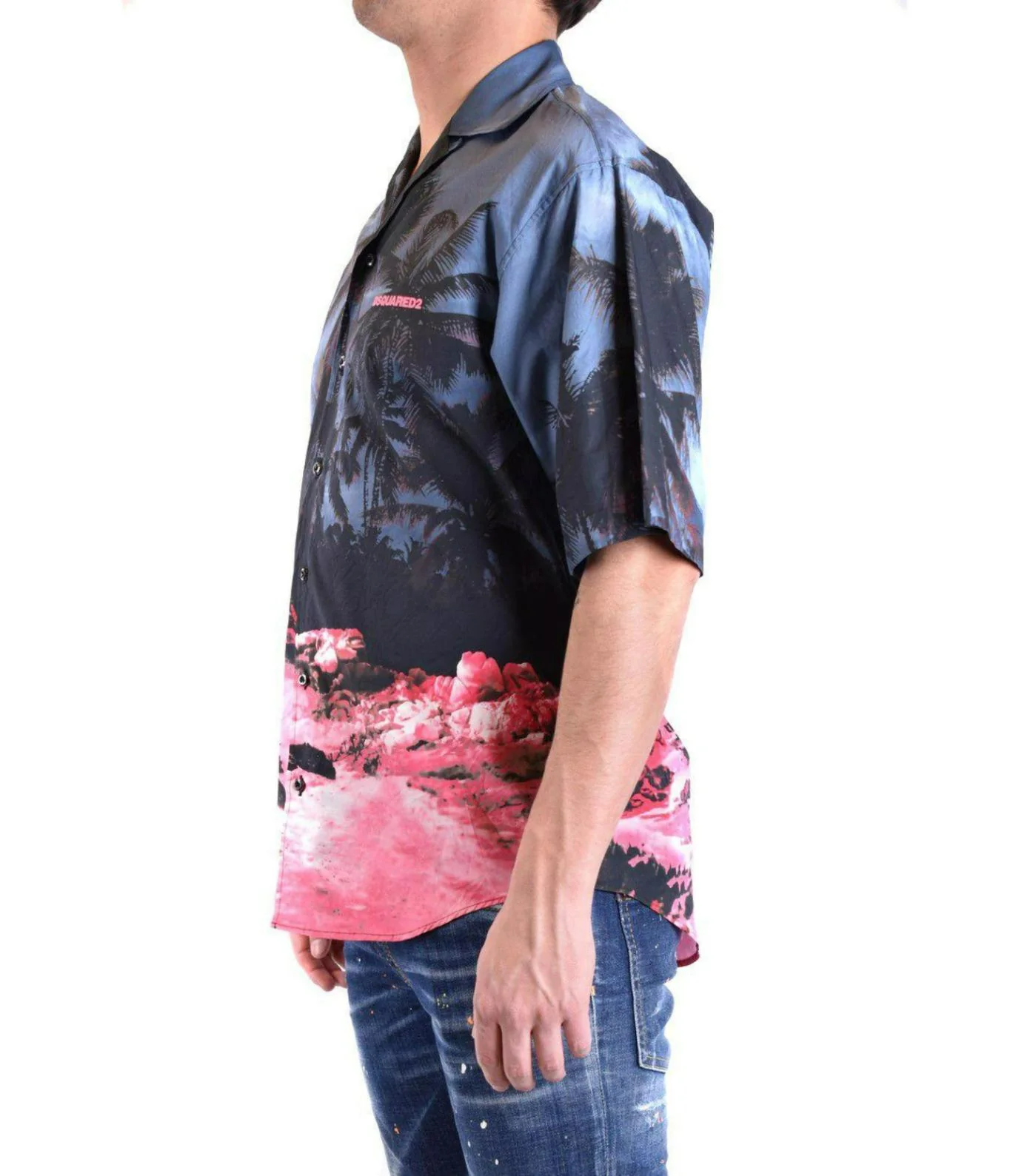 Dsquared2 - Men's Sunrise Bowling Shirt - Image 7