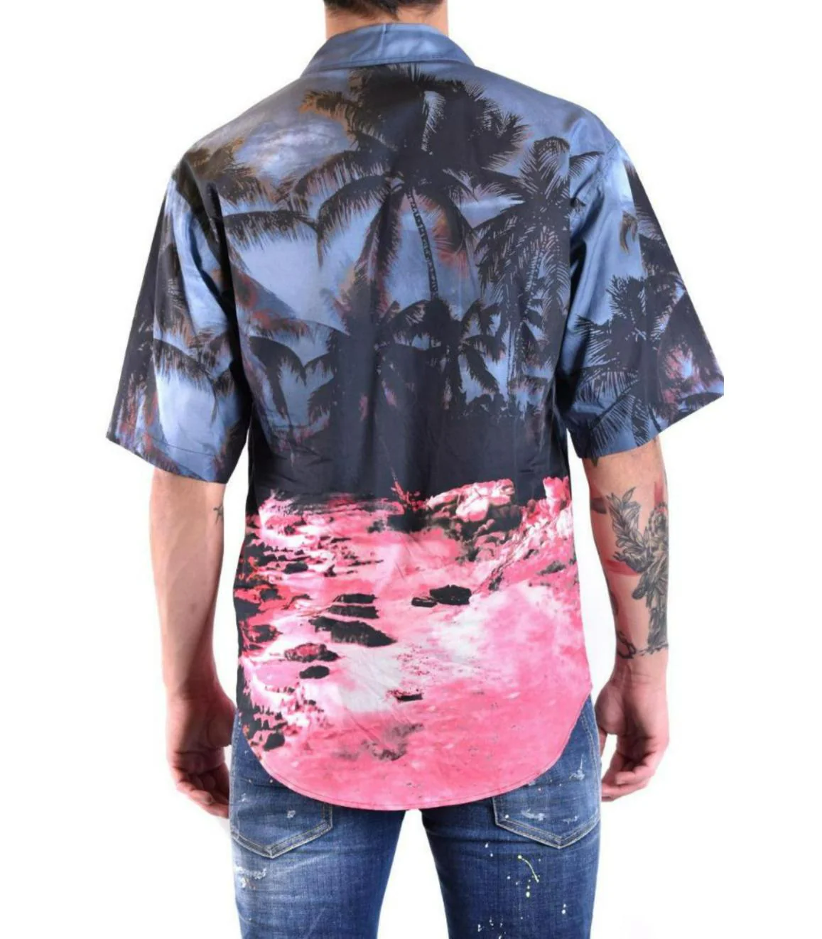 Dsquared2 - Men's Sunrise Bowling Shirt - Image 9