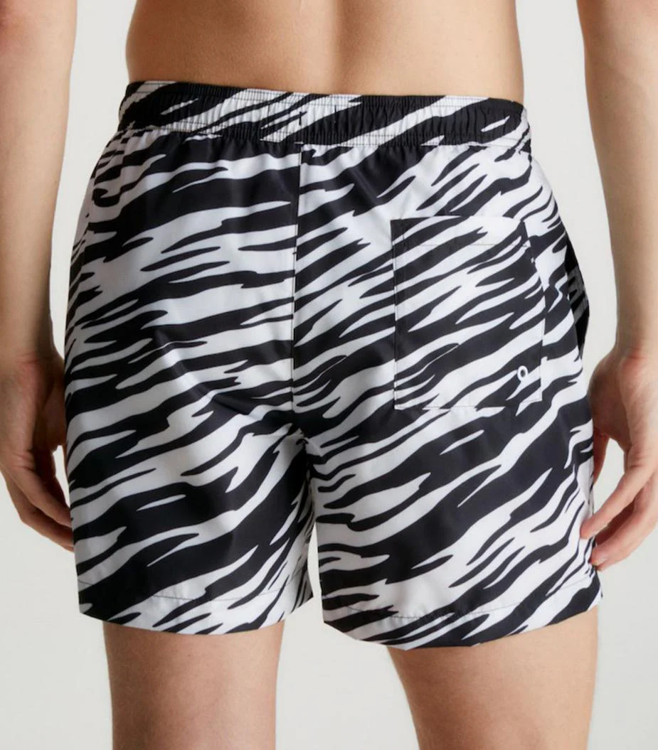 Calvin Klein - Medium Drawstring-Print Swim Shorts - Image 7