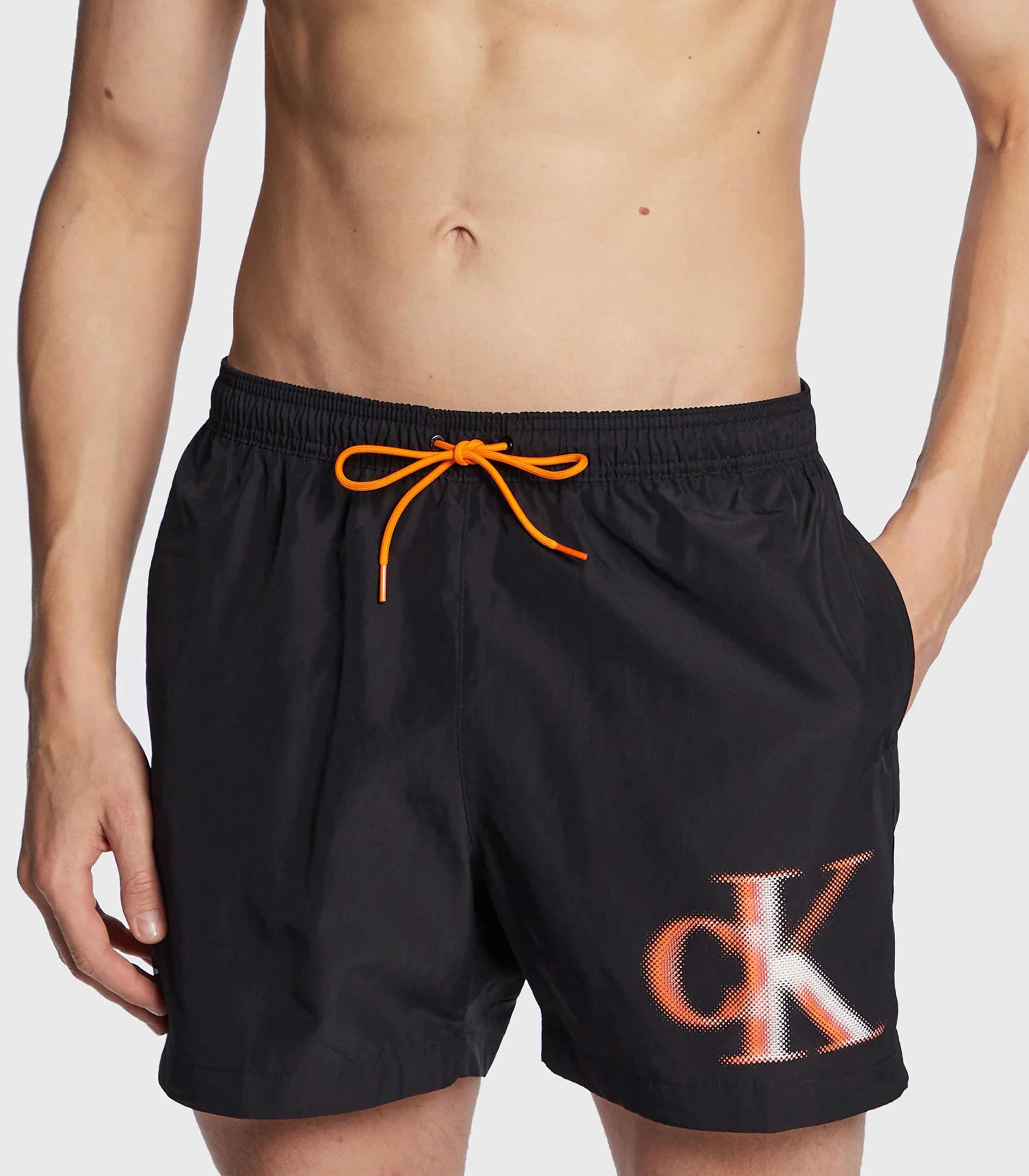 Calvin Klein - Medium Drawstring-Graphic Swim Shorts - Image 4
