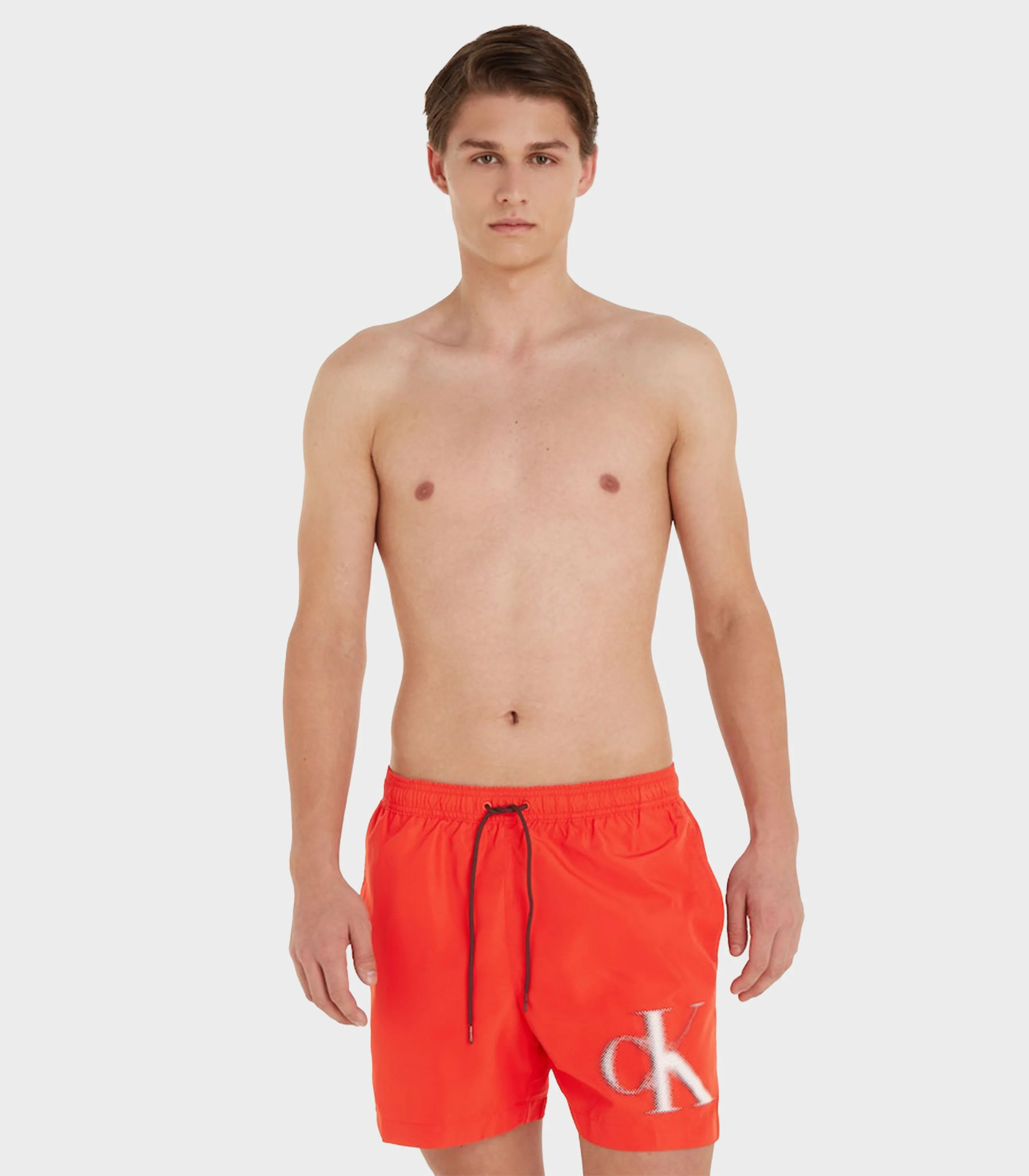 Calvin Klein - Medium Drawstring-Graphic Swim Shorts - Image 7