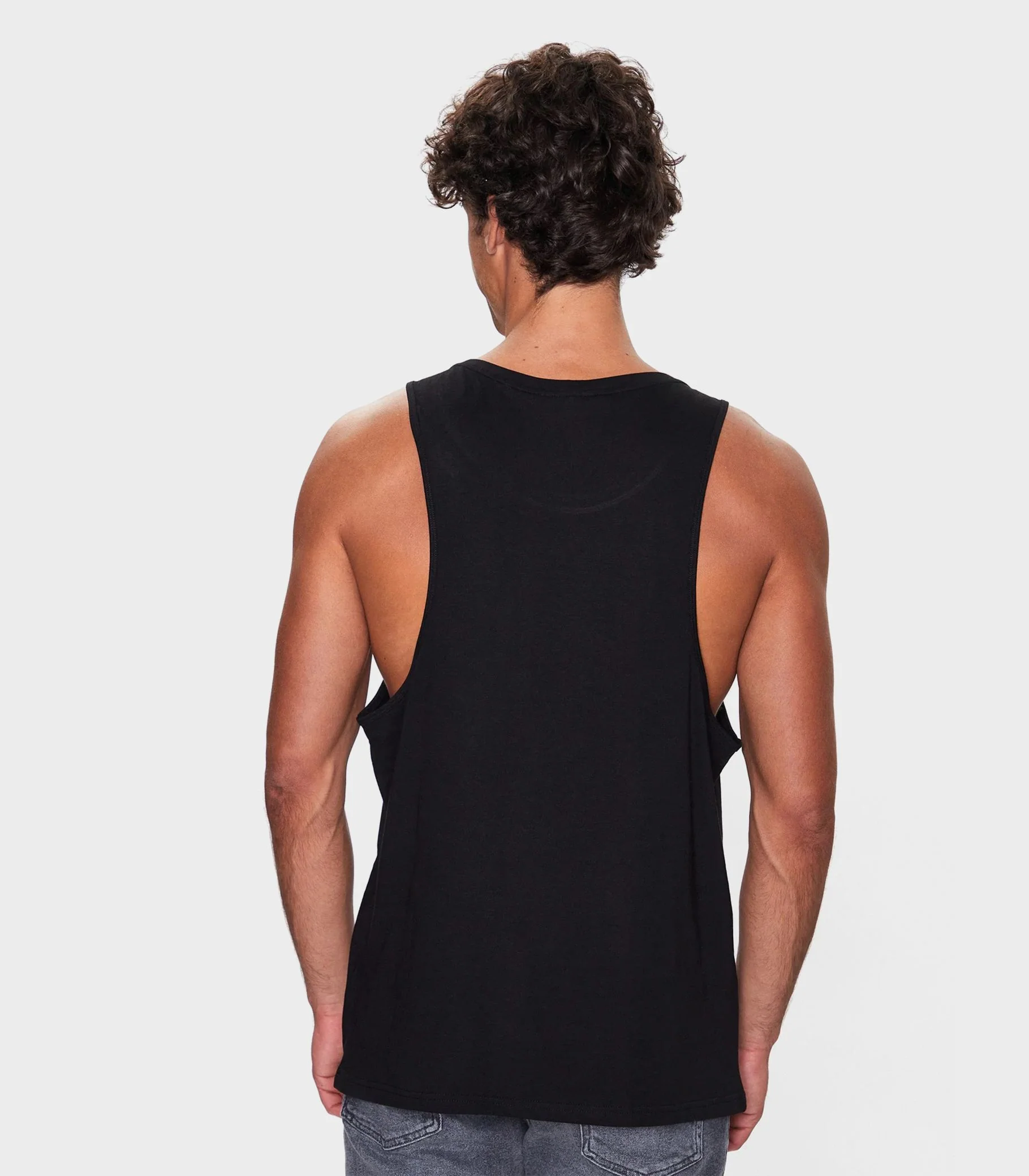Calvin Klein - Men's Crew Neck Logo Tank Top Regular Fit - Image 3