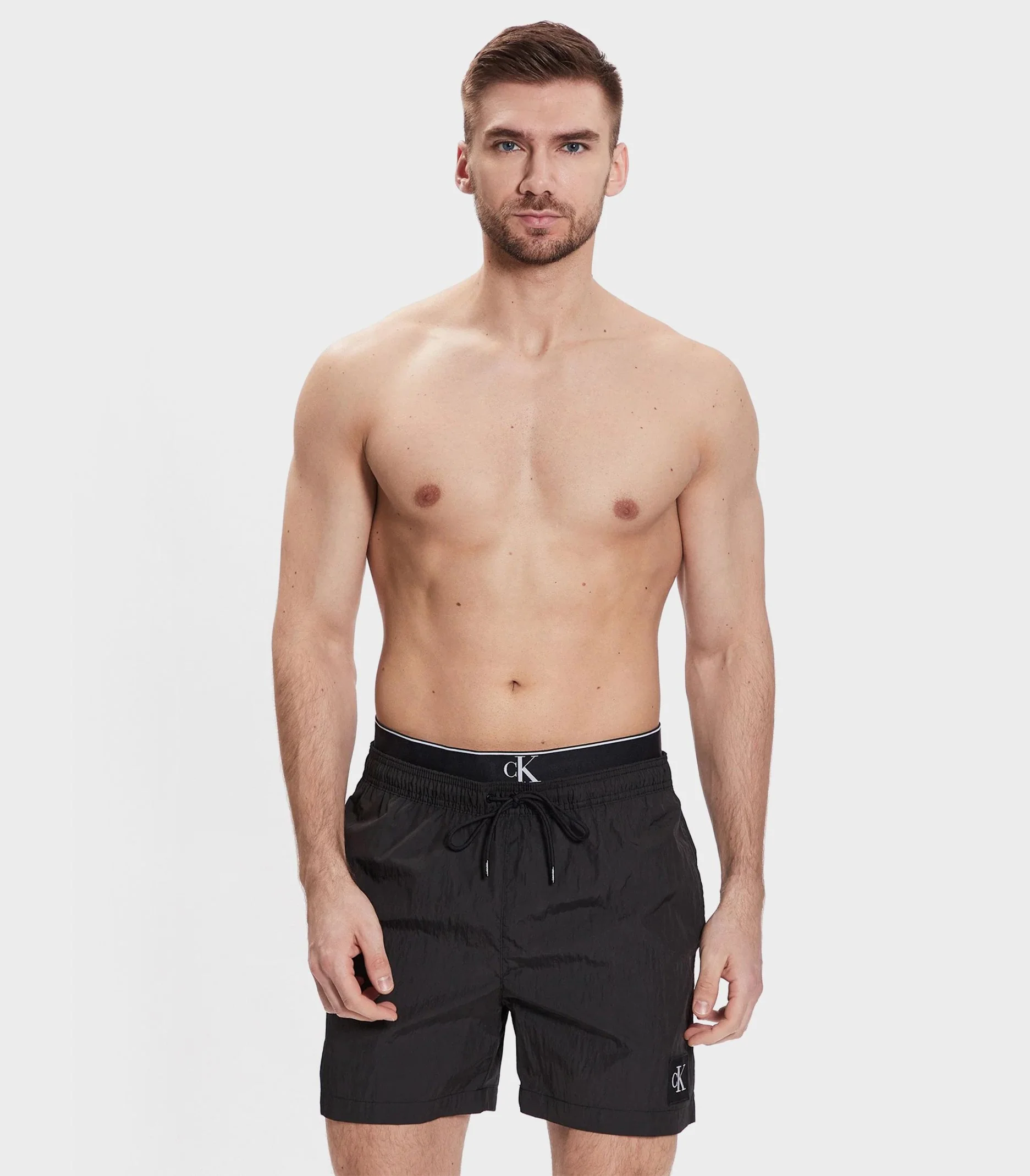 Calvin Klein - Nylon Double Waistband Swim Shorts - Image 2