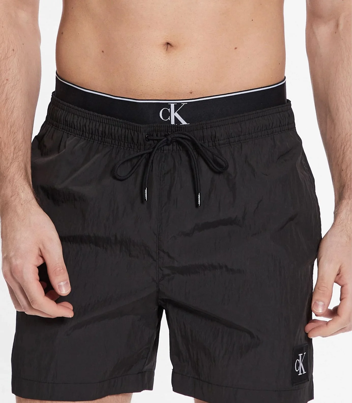 Calvin Klein - Nylon Double Waistband Swim Shorts - Image 4
