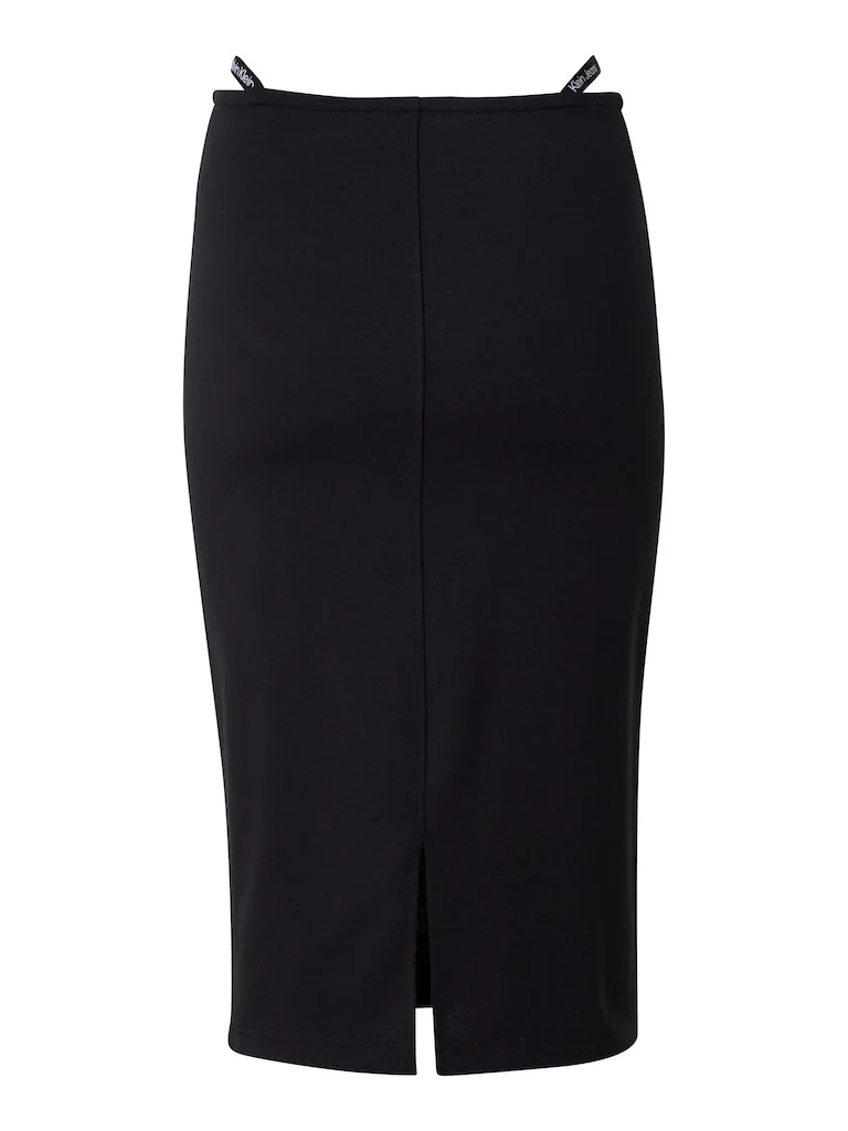 Calvin Klein Jeans - logo waistband milano skirt slim fit - women - Image 3