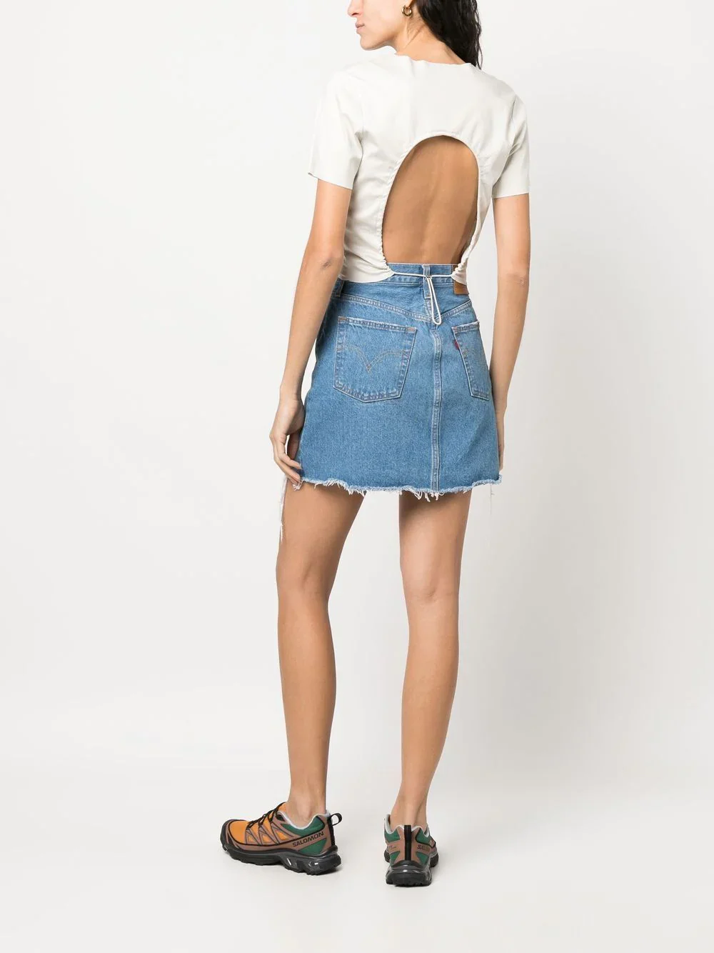 Calvin Klein - Open-Back Short-Sleeved T-Shirt - Image 5