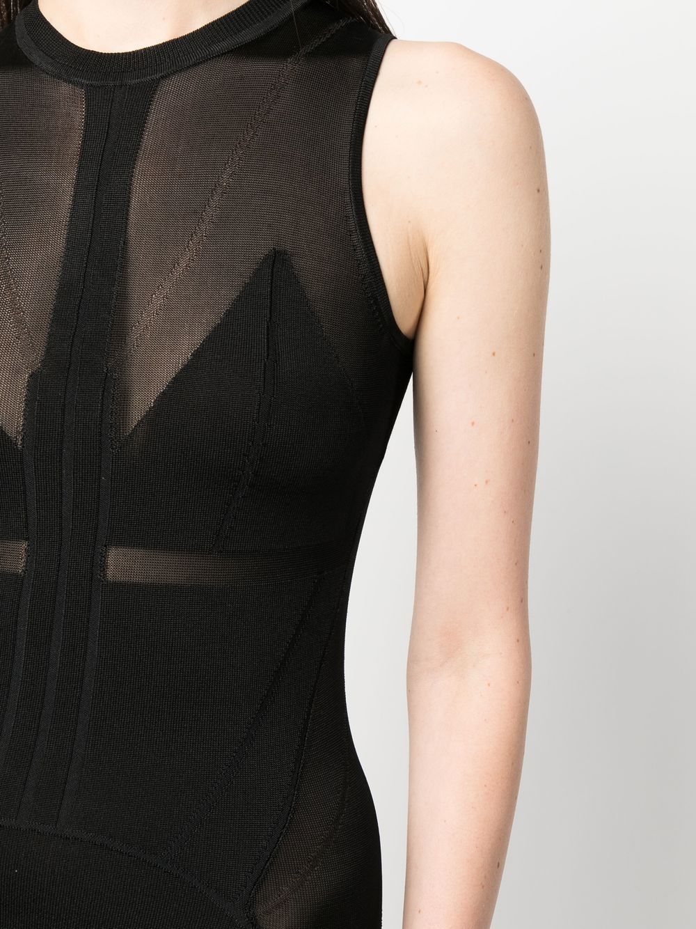 Calvin klein - knitted sleeveless midi dress slim fit - women  - women - Image 3