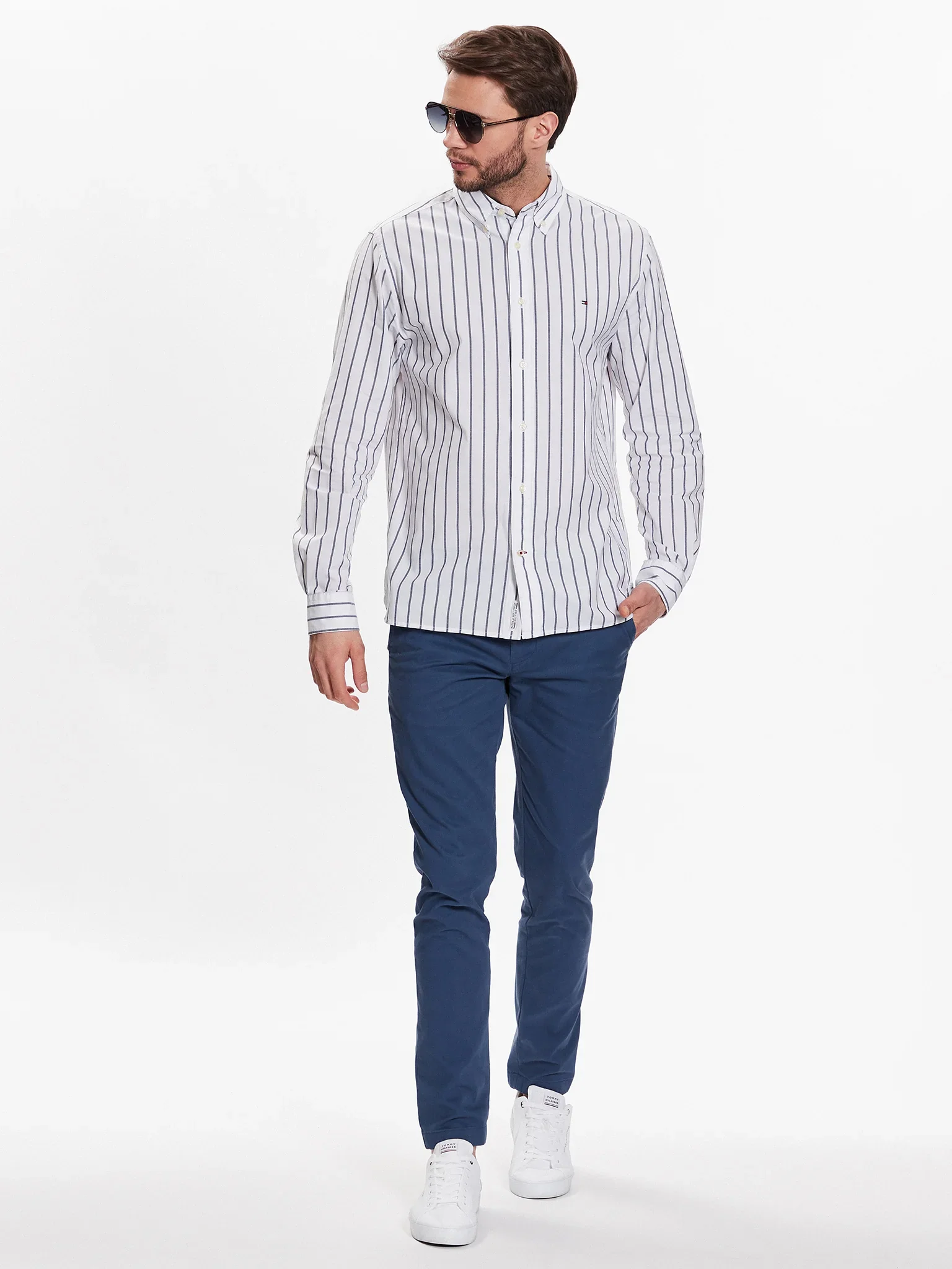 Tommy Hilfiger - Men's 1985 Collection Bleecker Slim Fit Chinos - Image 6
