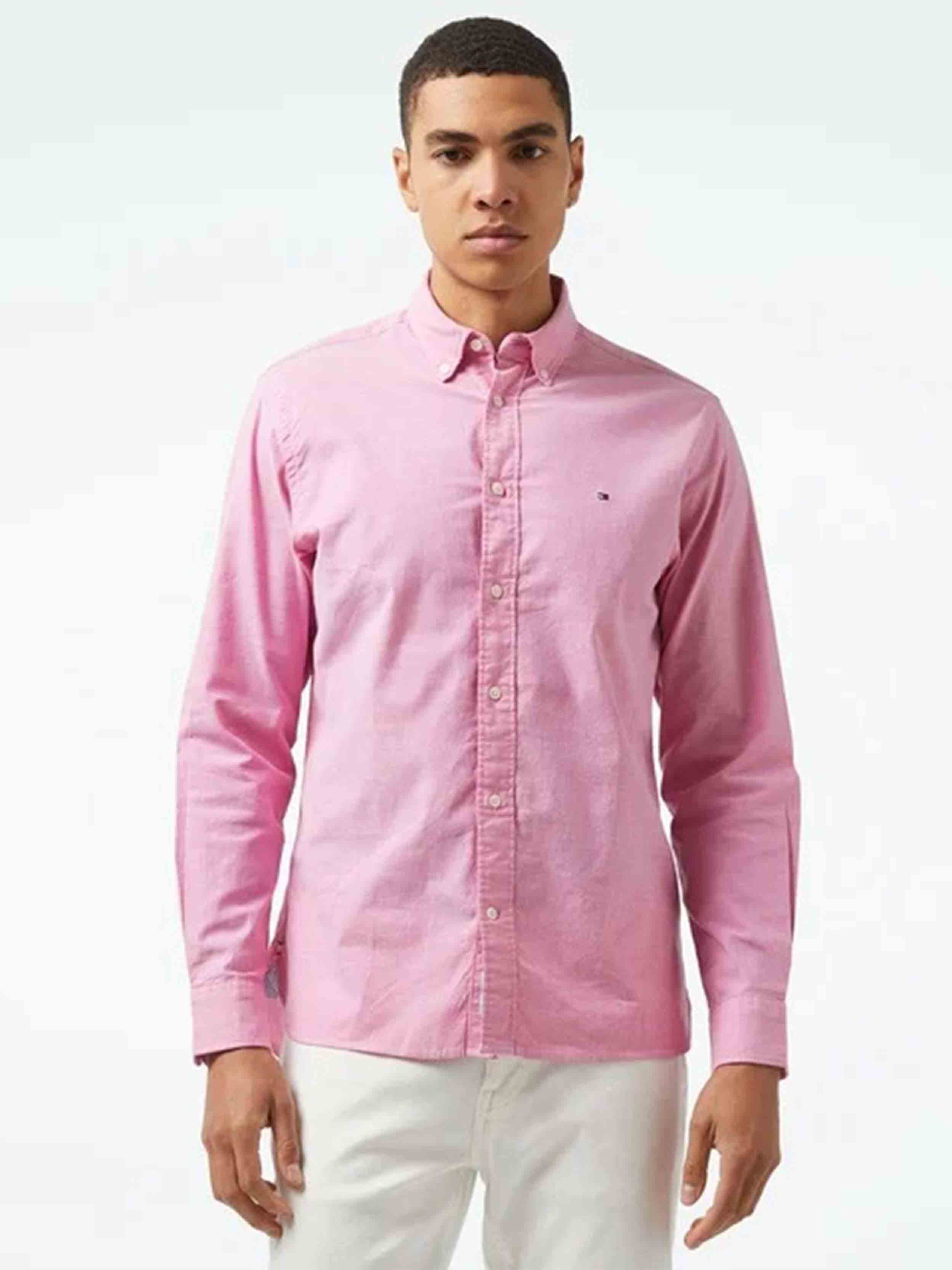 Tommy Hilfiger - Men’s 1985 Collection Regular Fit Th Flex Shirt - Image 11