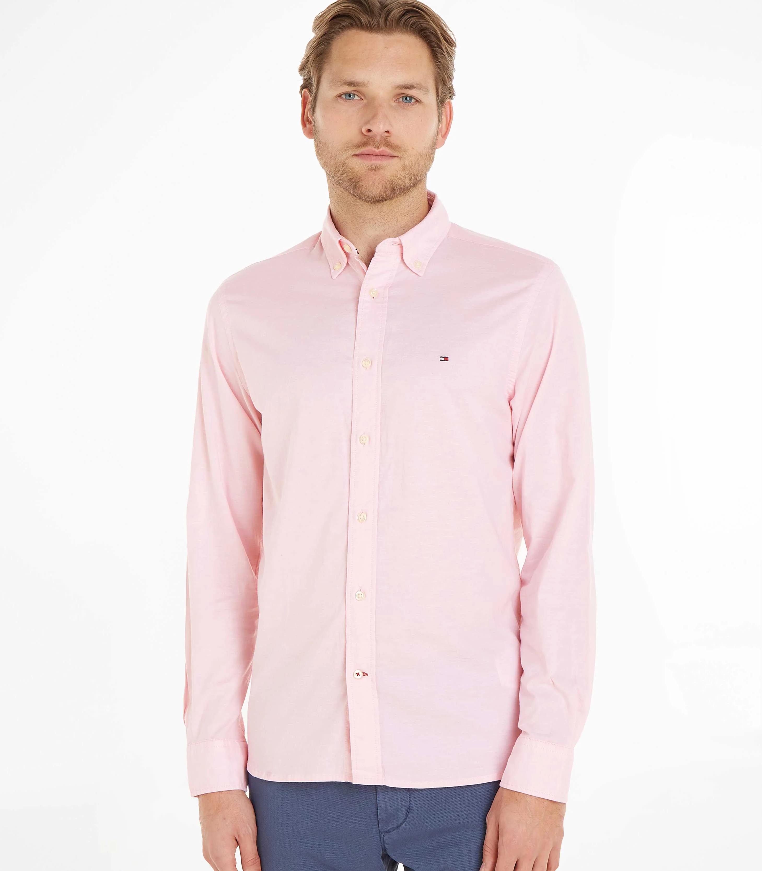Tommy Hilfiger - Men’s 1985 Collection Regular Fit Th Flex Shirt - Image 14