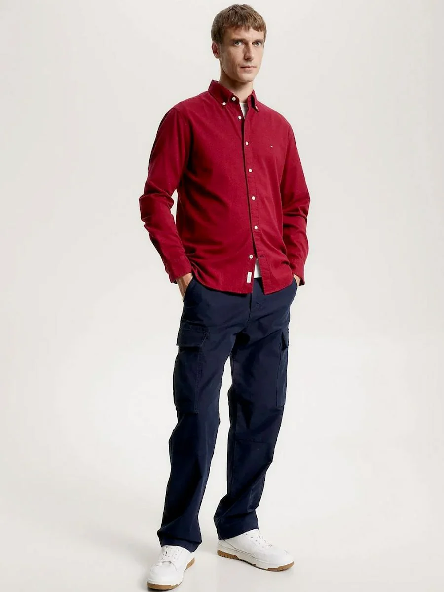 Tommy Hilfiger - Men’s 1985 Collection Regular Fit Th Flex Shirt - Image 18