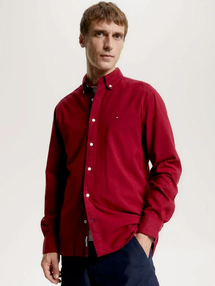 Tommy Hilfiger - Men’s 1985 Collection Regular Fit Th Flex Shirt - Image 19
