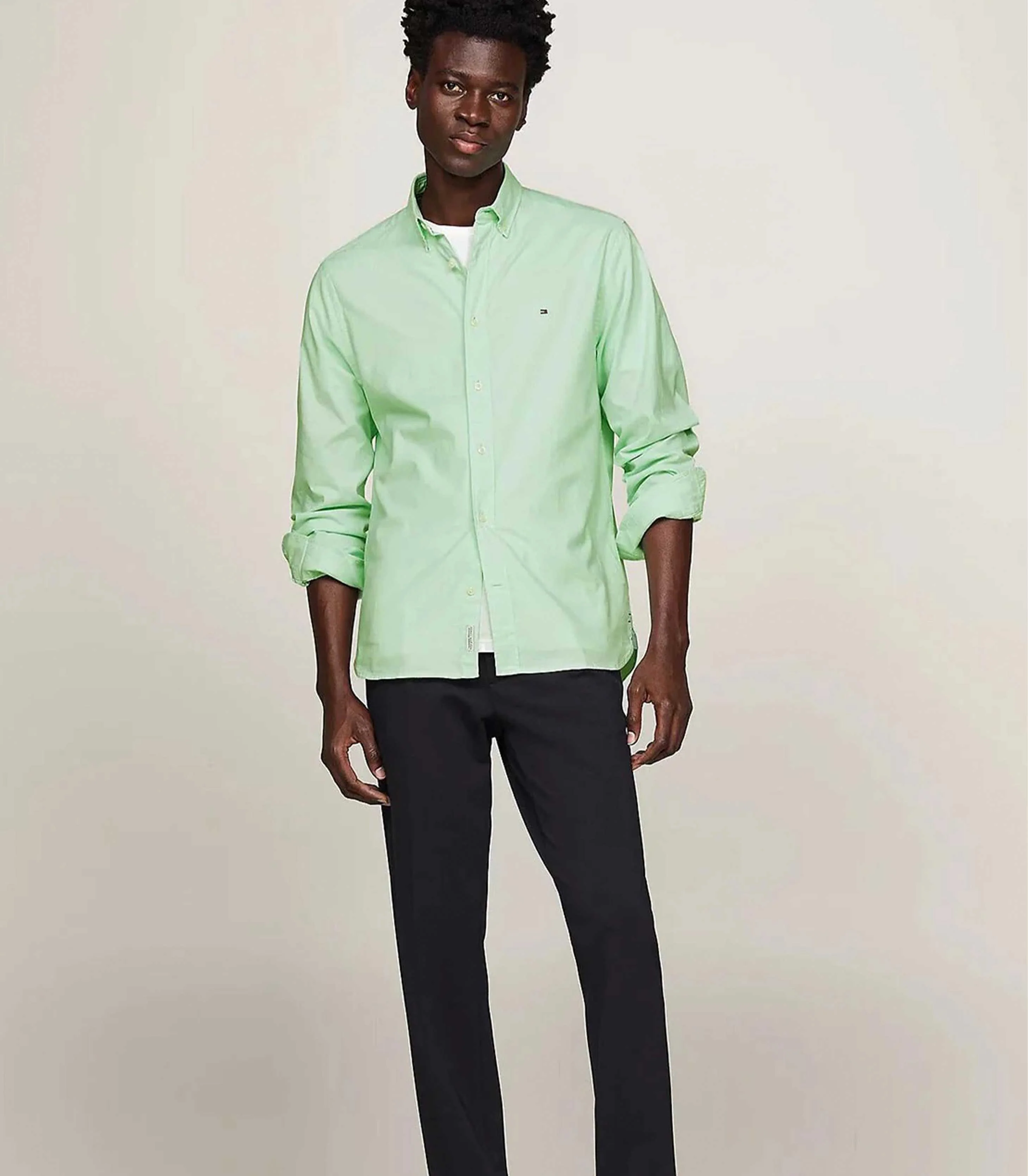 Tommy Hilfiger - Men’s 1985 Collection Regular Fit Th Flex Shirt - Image 22