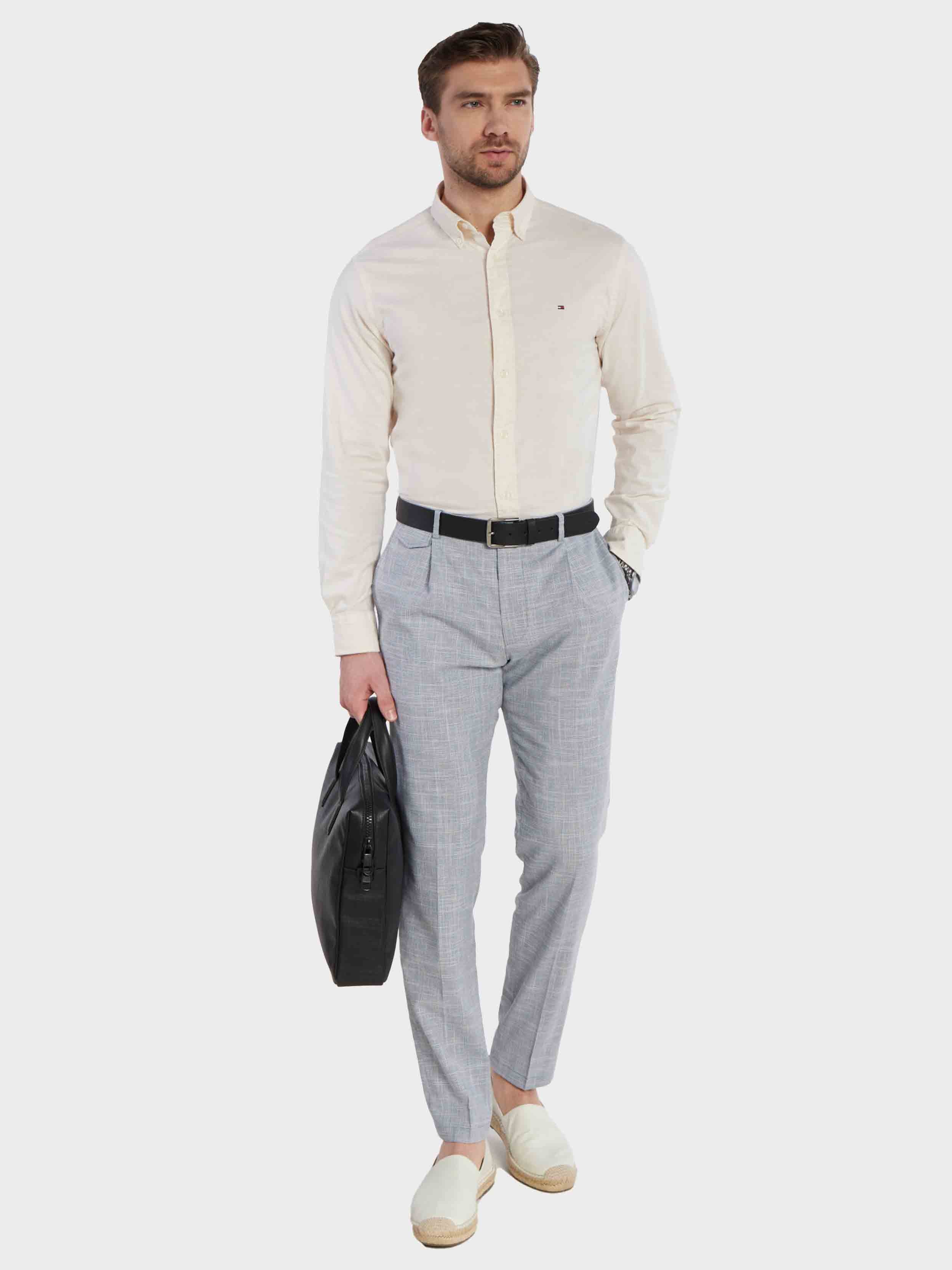 Tommy Hilfiger - Men’s 1985 Collection Regular Fit Th Flex Shirt - Image 3