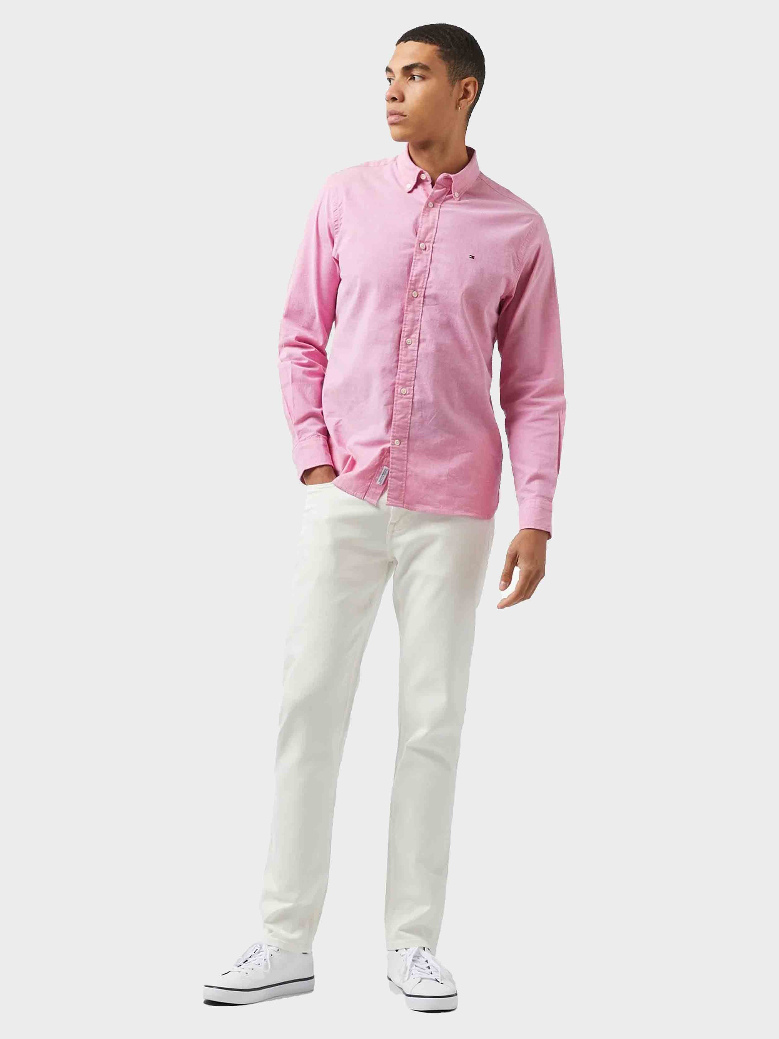 Tommy Hilfiger - Men’s 1985 Collection Regular Fit Th Flex Shirt - Image 9