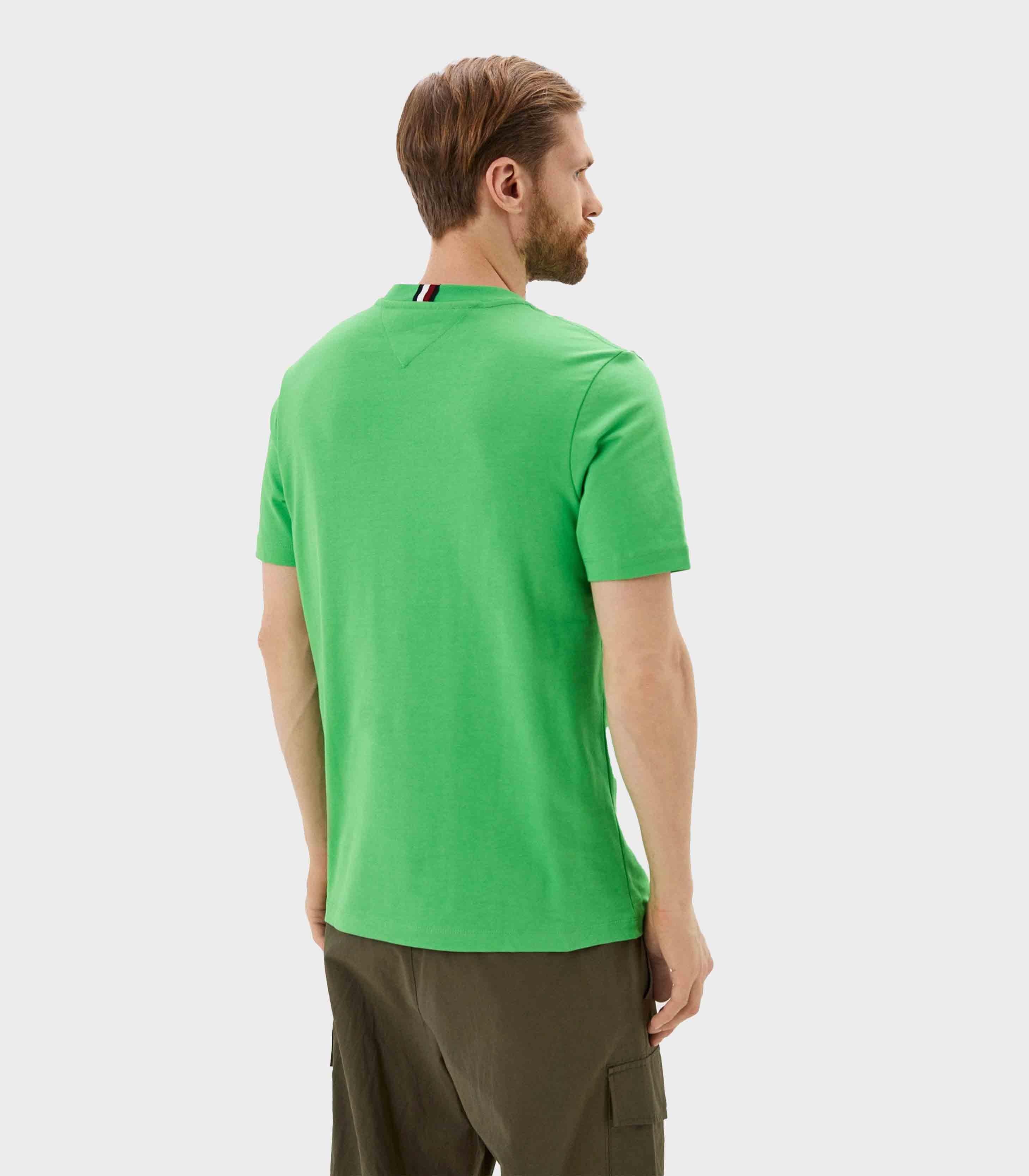 Tommy Hilfiger - Men's Curved Monogram Regular Fit T-Shirt - Image 3