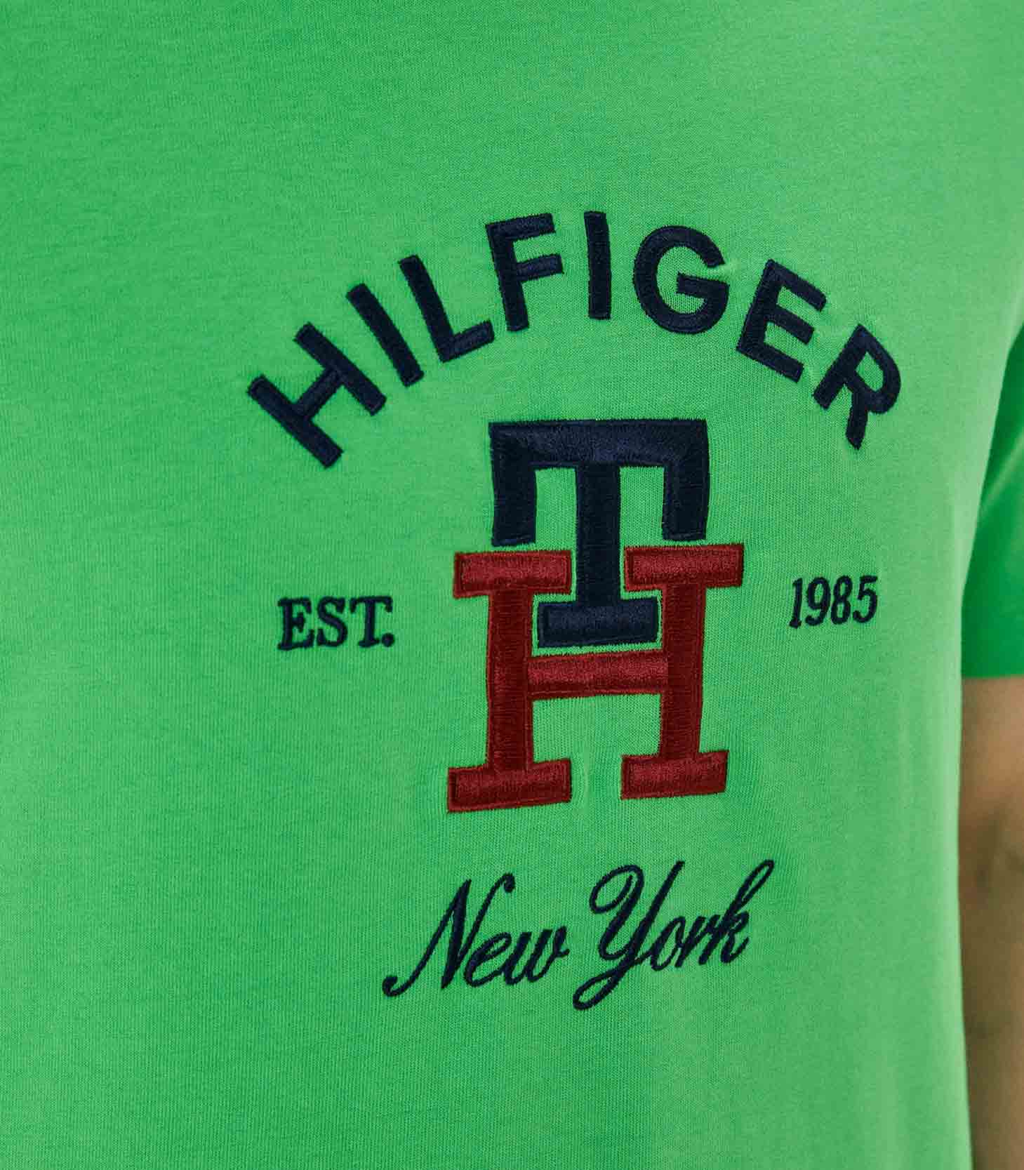 Tommy Hilfiger - Men's Curved Monogram Regular Fit T-Shirt - Image 4