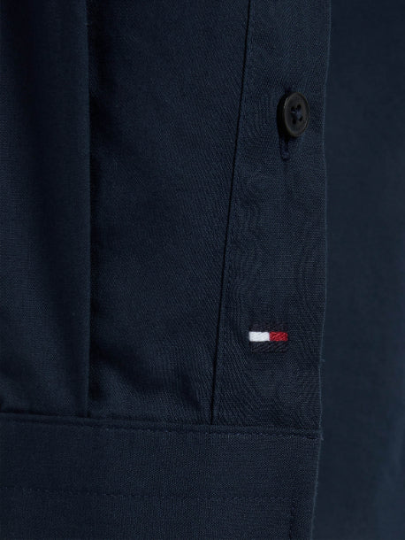 Tommy Hilfiger - Men's Solid Poplin Slim Fit Shirt - Image 8