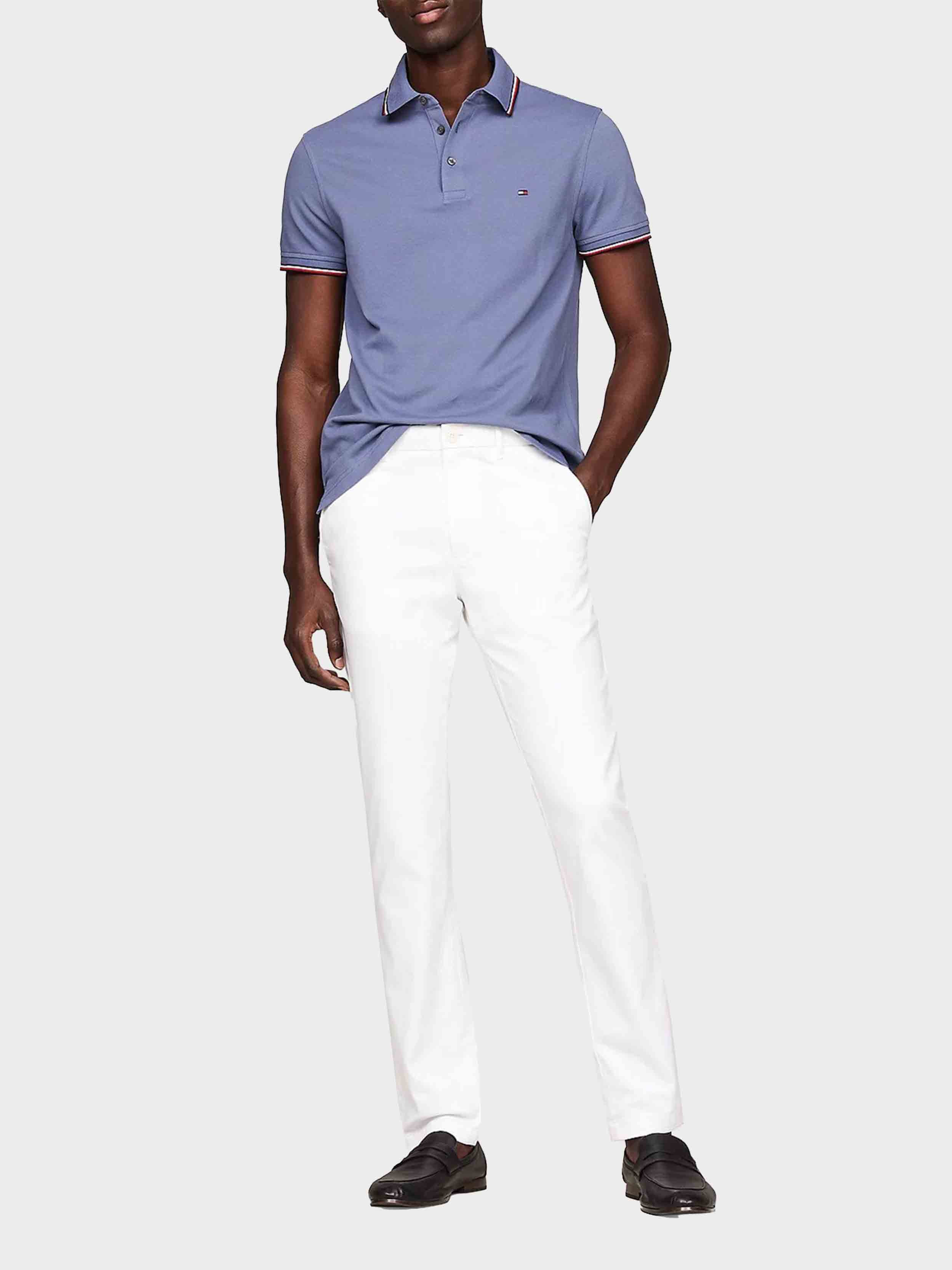 Tommy Hilfiger - Men's 1985 Tipped Slim Fit Polo - Image 2