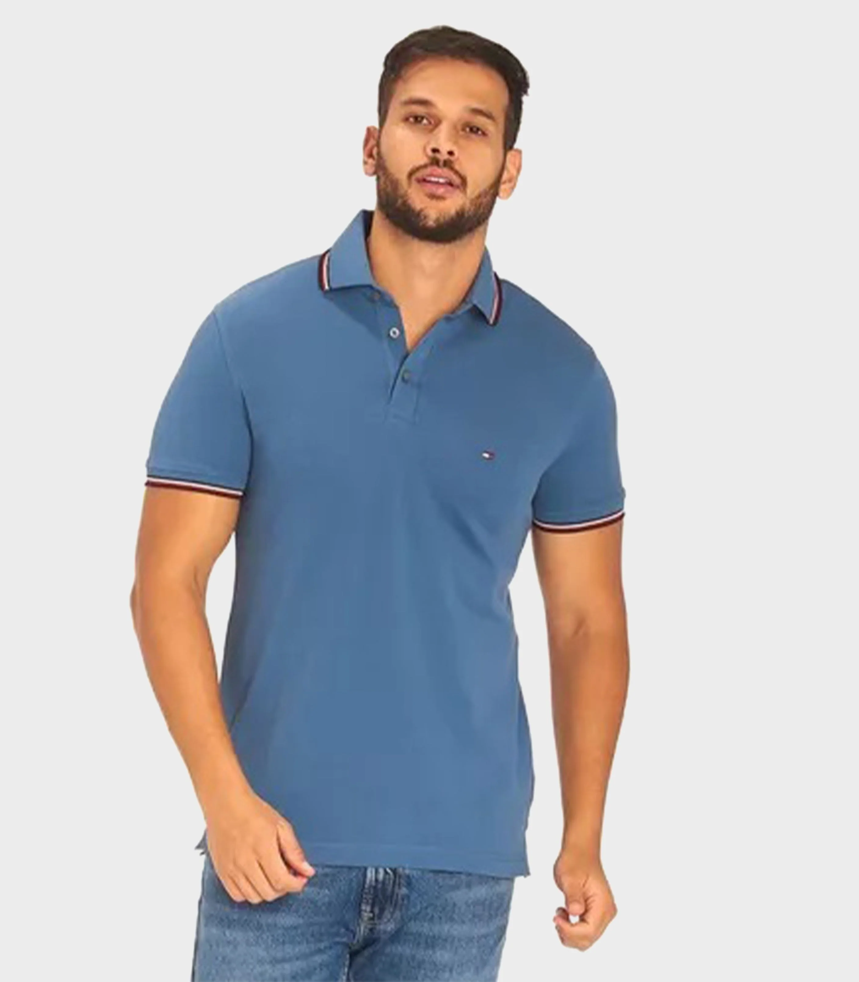 Tommy Hilfiger - Men's 1985 Tipped Slim Fit Polo - Image 27
