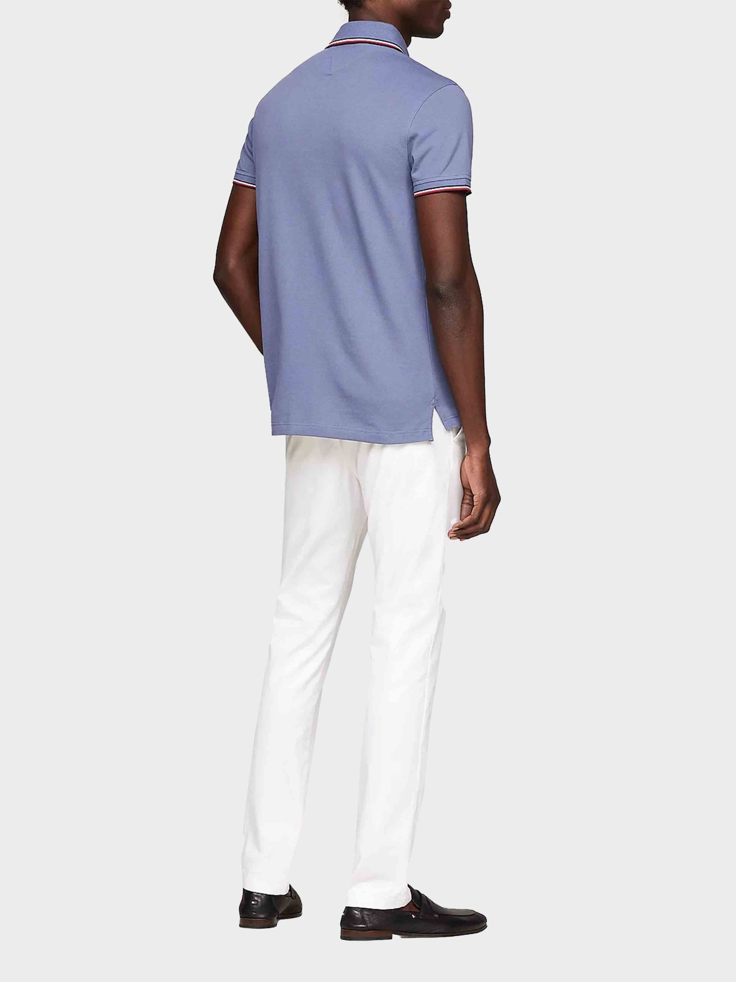 Tommy Hilfiger - Men's 1985 Tipped Slim Fit Polo - Image 3