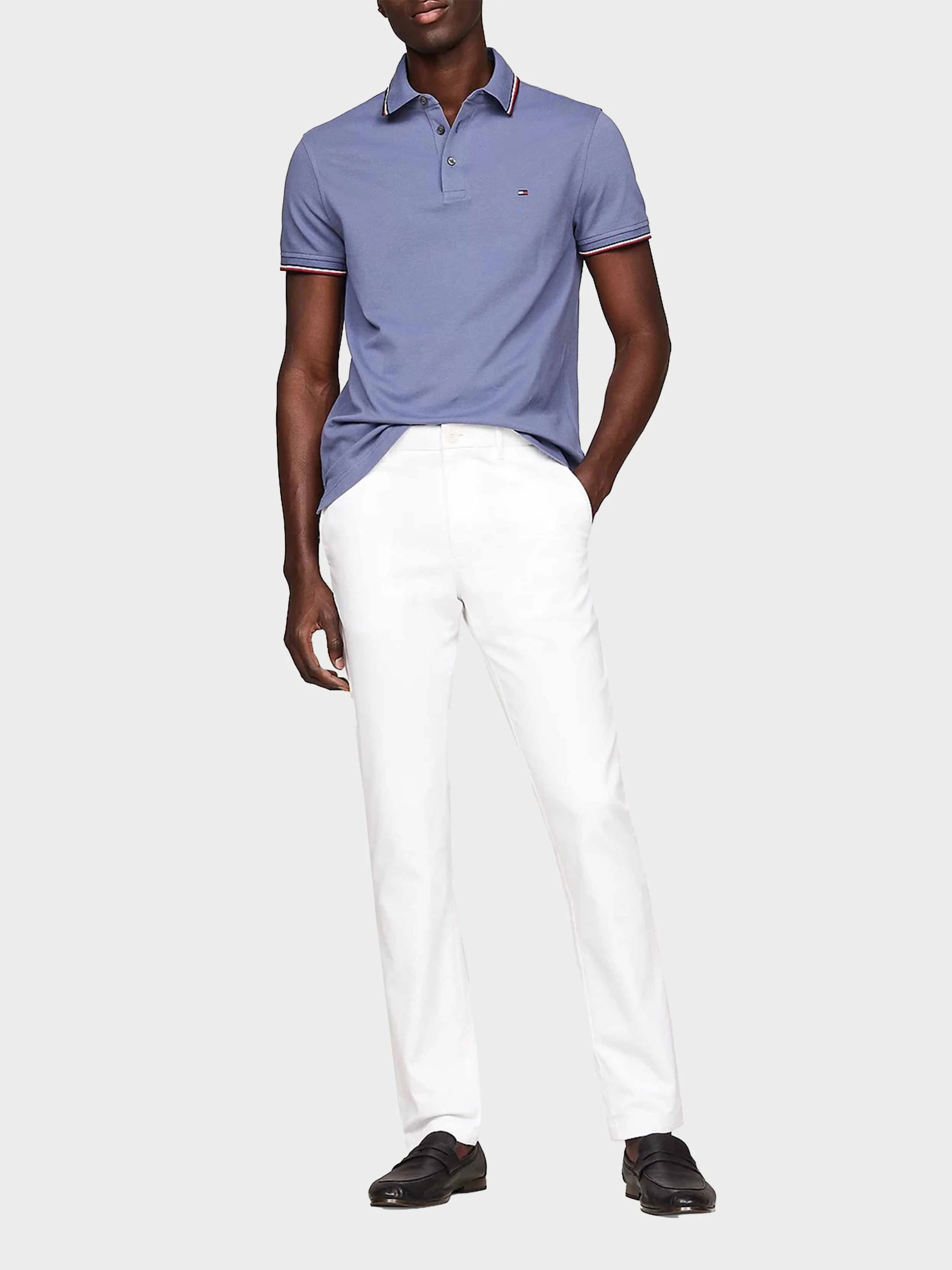 Tommy Hilfiger - Men's 1985 Tipped Slim Fit Polo - Image 4