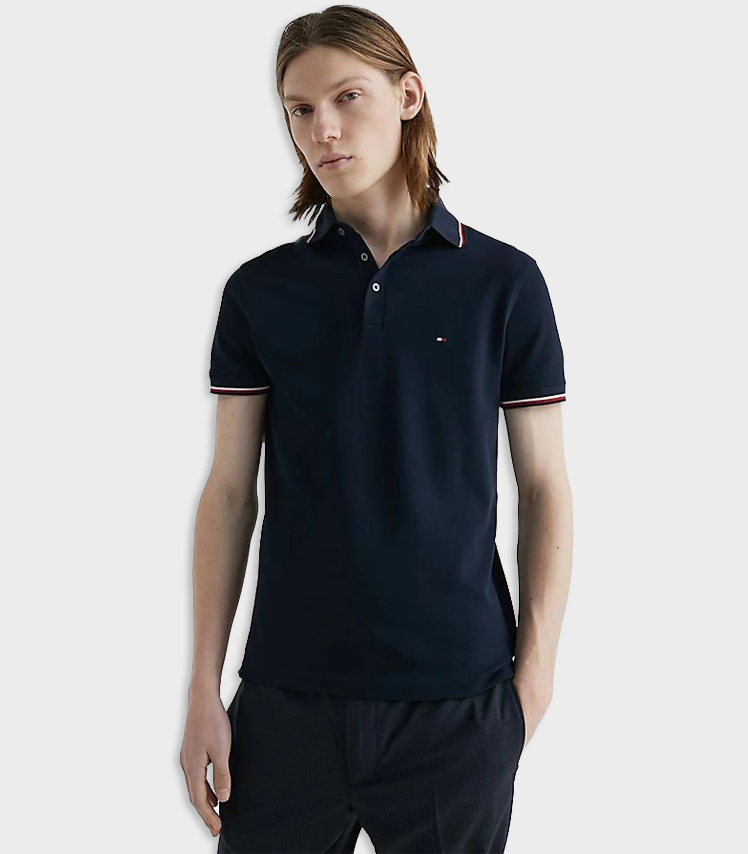 Tommy Hilfiger - Men's 1985 Tipped Slim Fit Polo - Image 7