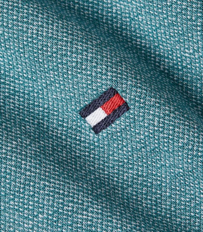 Tommy Hilfiger - Men's Pretwist Mouline Tipped Slim Fit Polo - Image 11