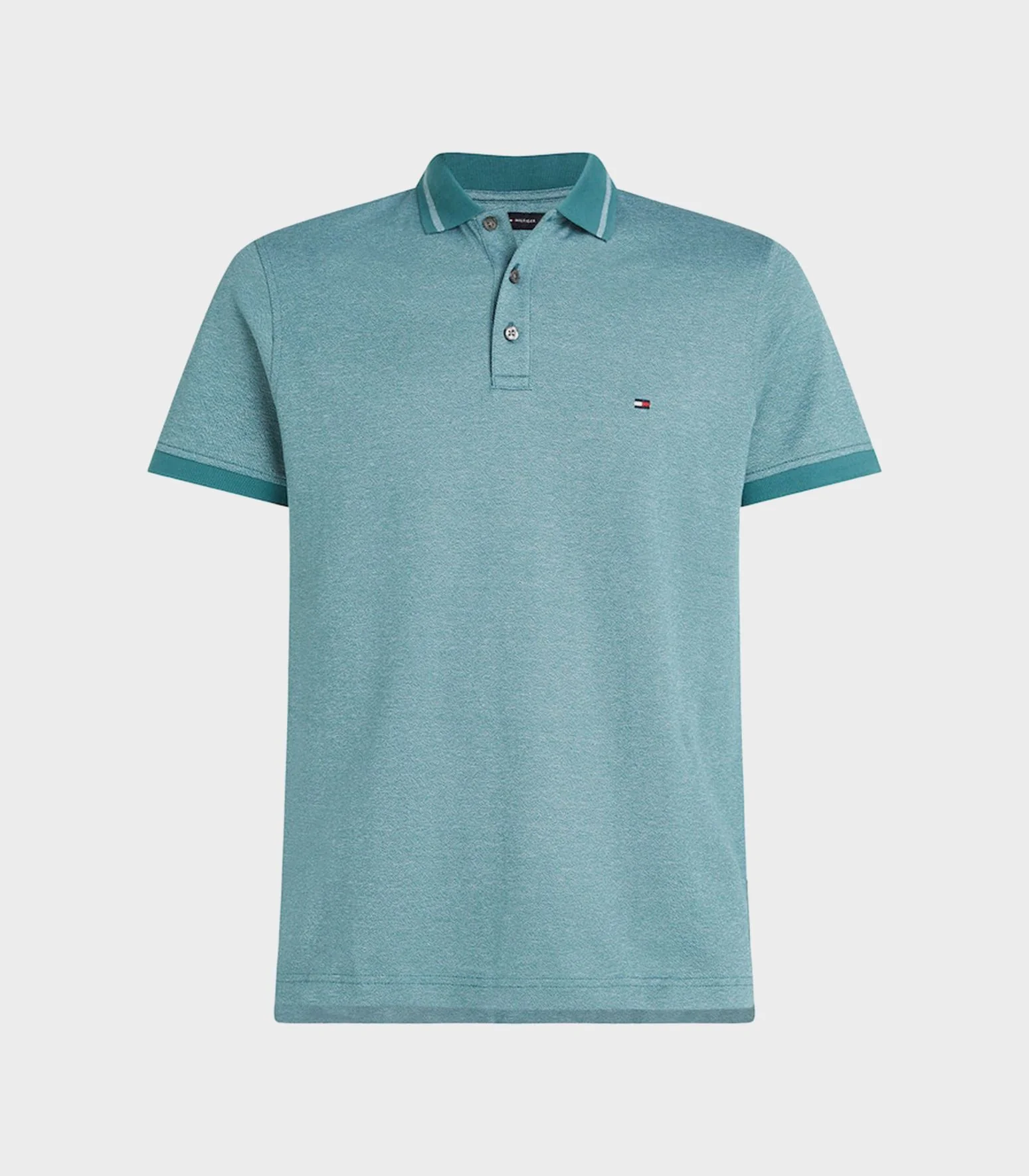 Tommy Hilfiger - Men's Pretwist Mouline Tipped Slim Fit Polo - Image 7