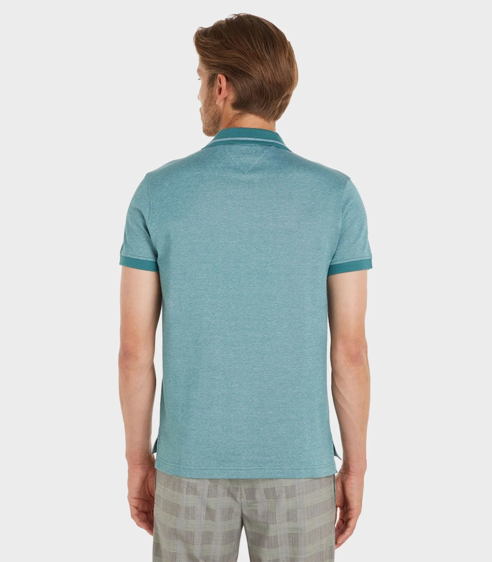 Tommy Hilfiger - Men's Pretwist Mouline Tipped Slim Fit Polo - Image 9