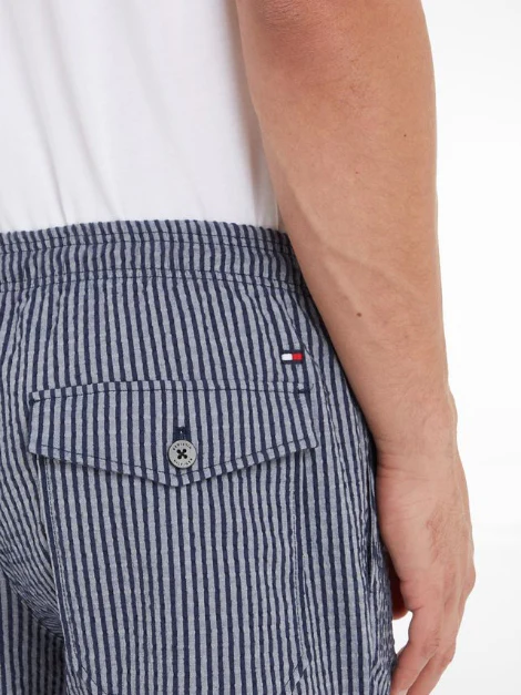 Tommy Hilfiger - Men's Harlem Seersucker Relaxed Stripe Shorts - Image 10