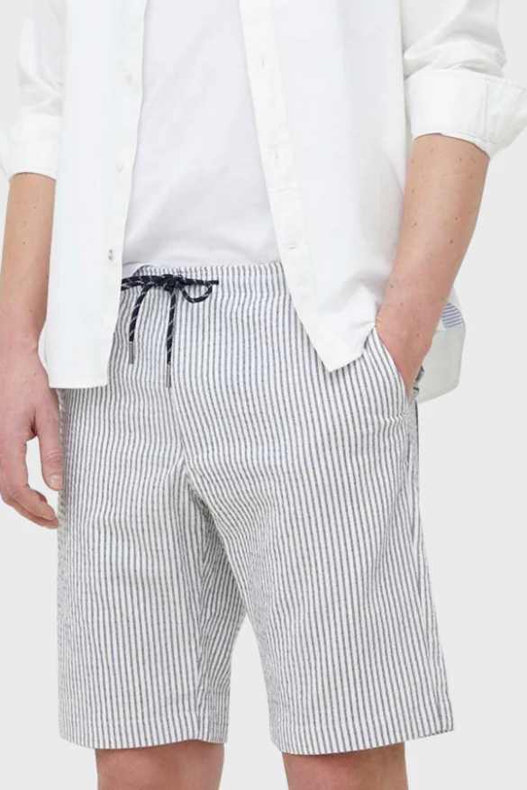 Tommy Hilfiger - Men's Harlem Seersucker Relaxed Stripe Shorts - Image 3