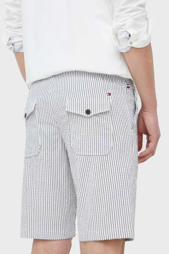 Tommy Hilfiger - Men's Harlem Seersucker Relaxed Stripe Shorts - Image 4