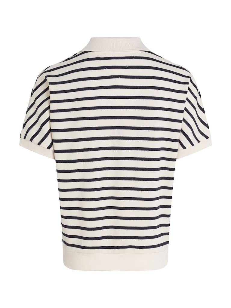 Tommy Hilfiger - Women's  Relaxed Lyocell Polo Short Sleeve - Image 12