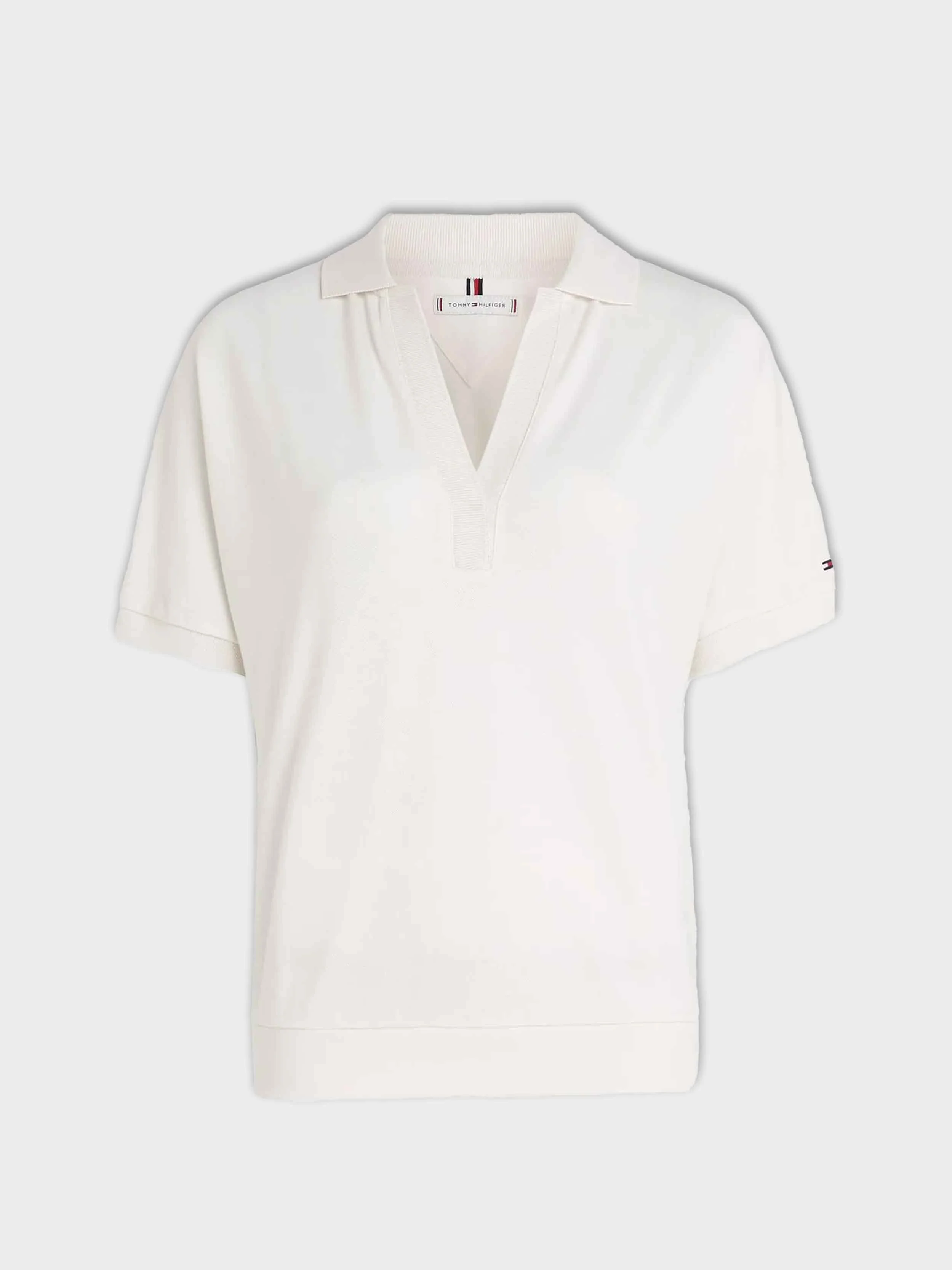 Tommy Hilfiger - Women's  Relaxed Lyocell Polo Short Sleeve - Image 13
