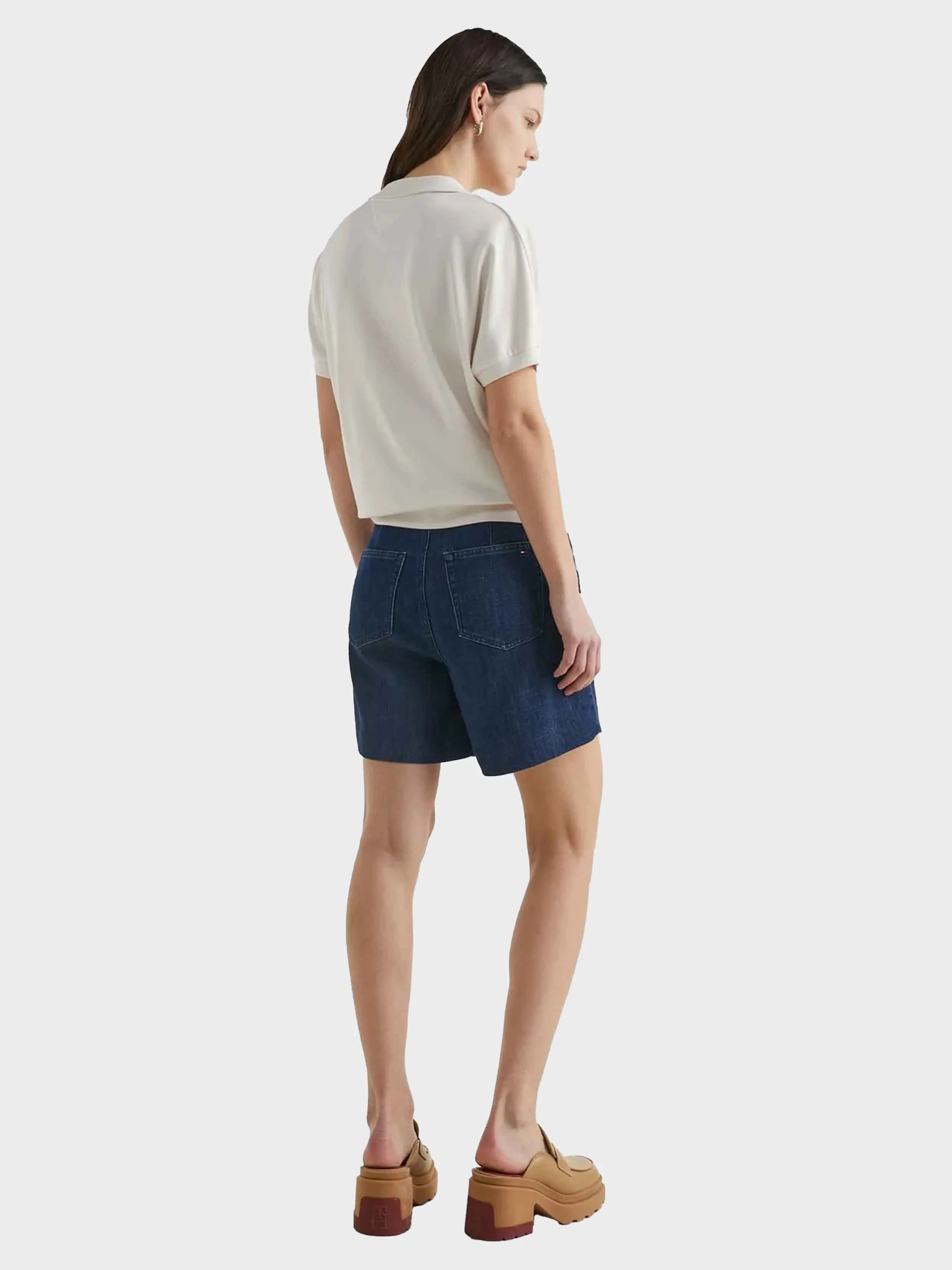 Tommy Hilfiger - Women's  Relaxed Lyocell Polo Short Sleeve - Image 15