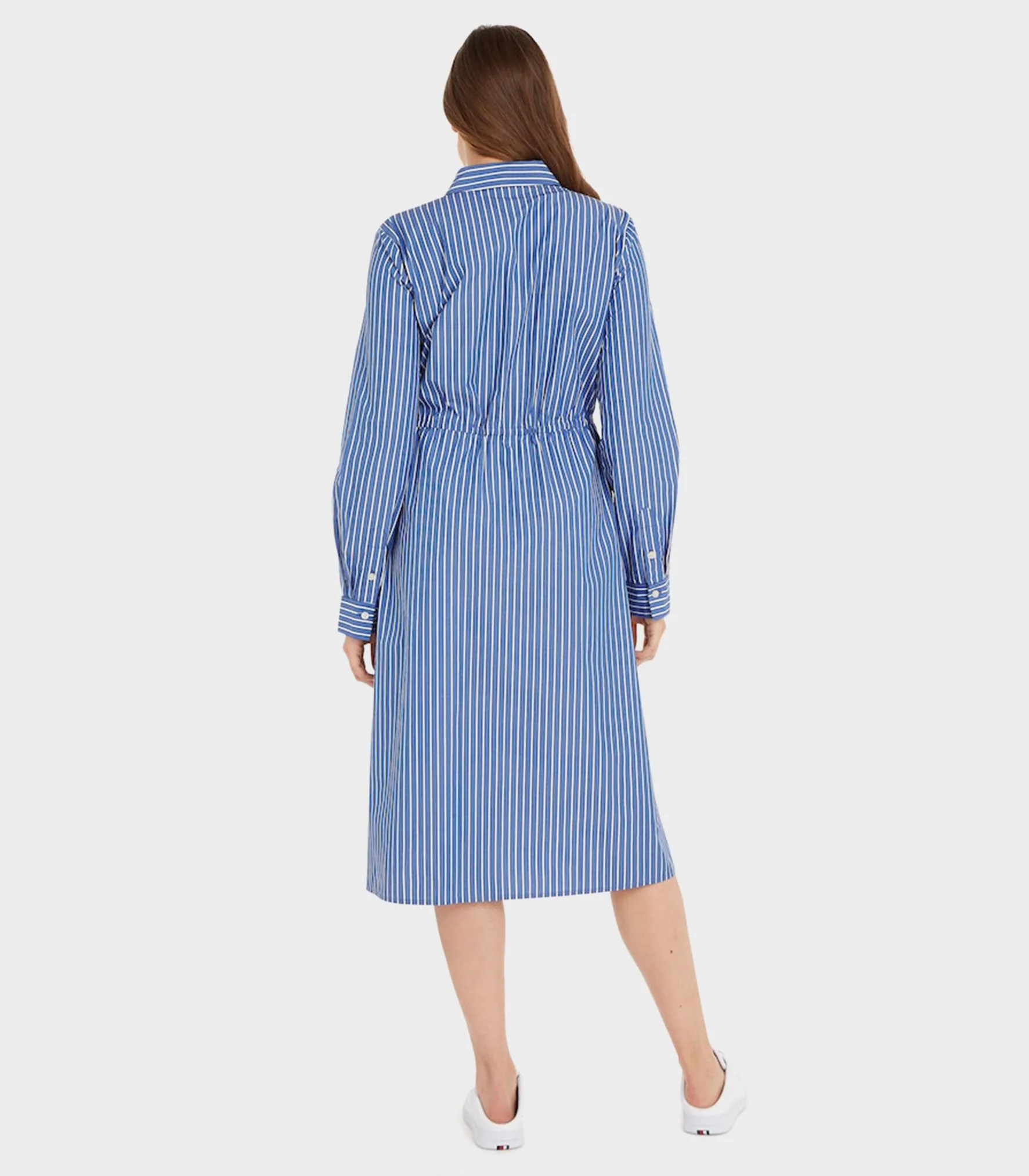 Tommy hilfiger - org co stripe midi shirt-dress , style ww0ww37955 - women - Image 2