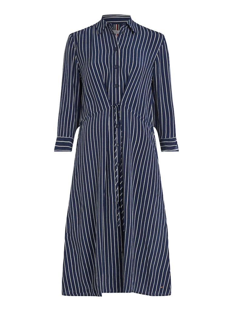 Tommy Hilfiger - Stripe Midi Shirt Dress Regular Fit - Image 3