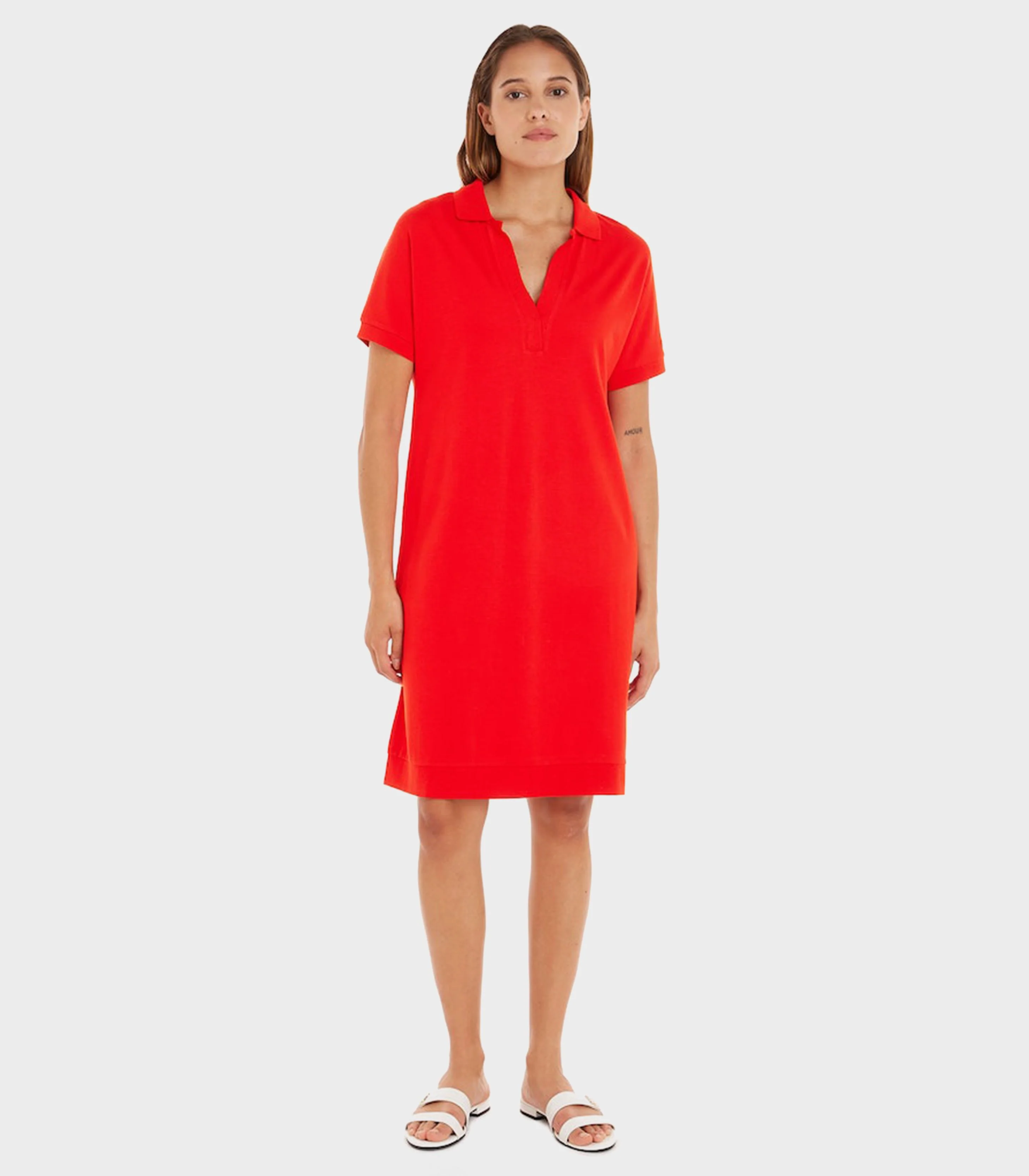 Tommy Hilfiger - Relaxed Lyocell Polo Knee Dress - Image 8