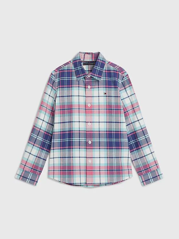 Tommy hilfiger  - Boys -  tartan check shirt - Image 4
