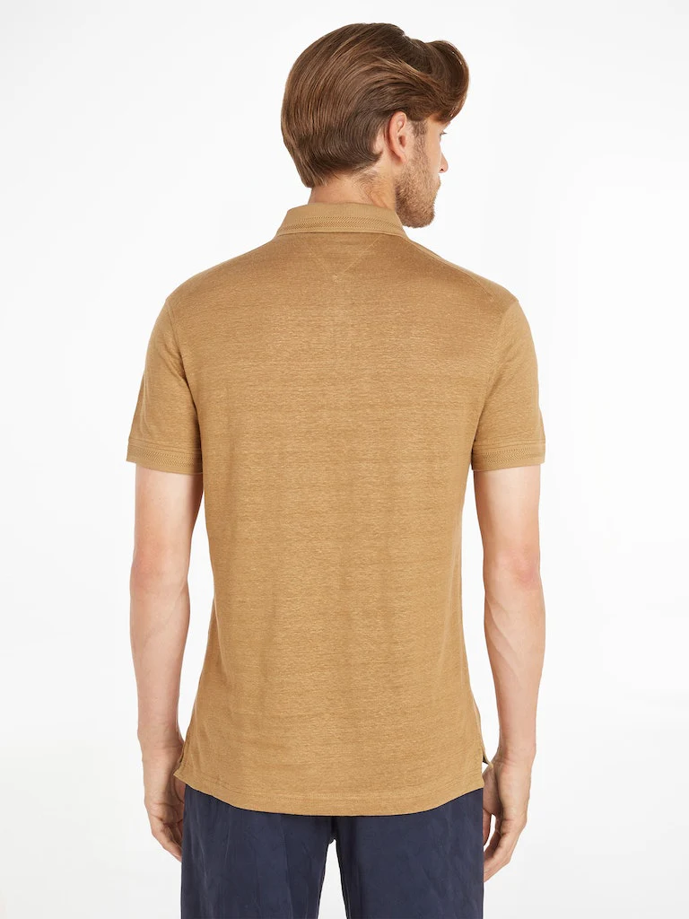 Tommy Hilfiger - Men's Premium Linen Slim Fit Polo - Image 8