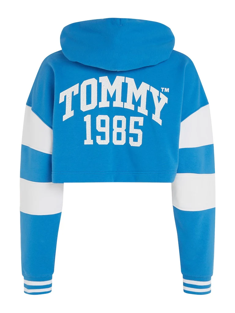 Tommy Hilfiger Jeans - Colour Blocked Cropped Hoodie - Image 6