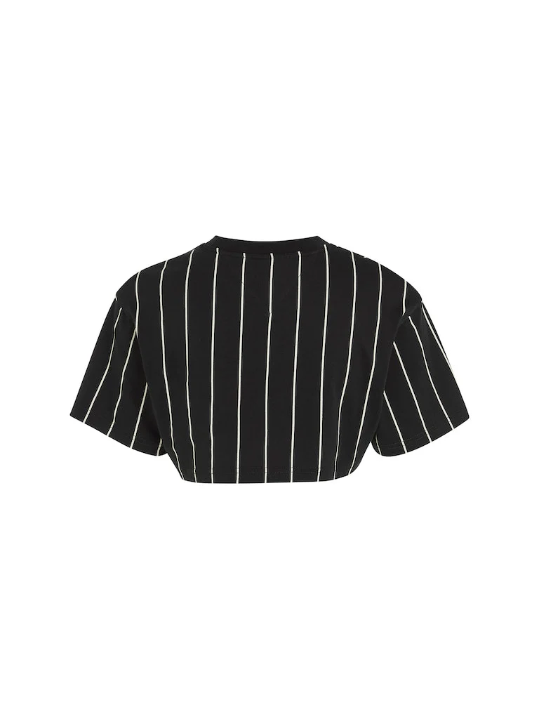 Tommy Hilfiger Jeans - Women's Cropped Pinstripe T - shirt - Image 6